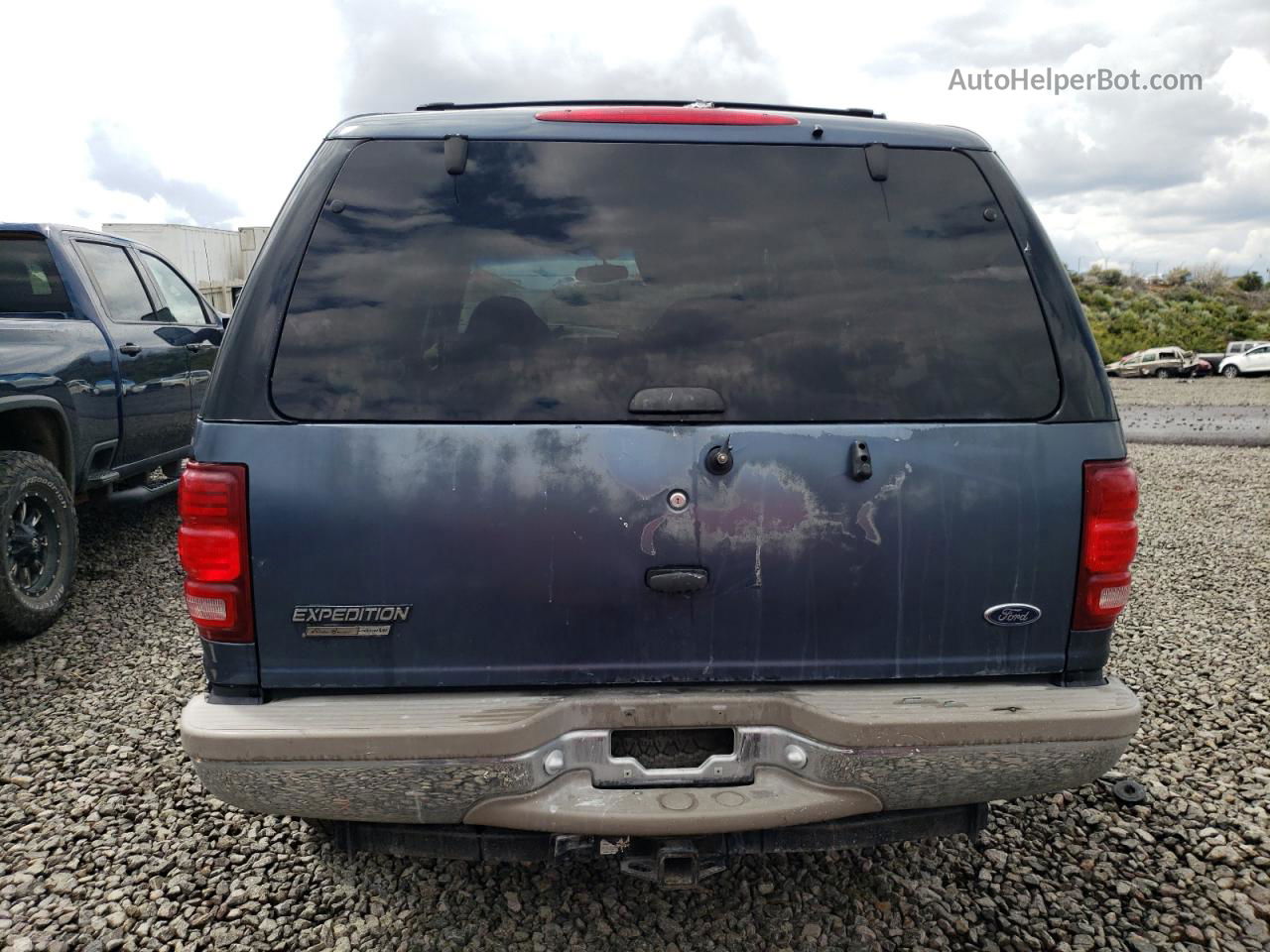 2000 Ford Expedition Eddie Bauer Blue vin: 1FMPU18L1YLA02143