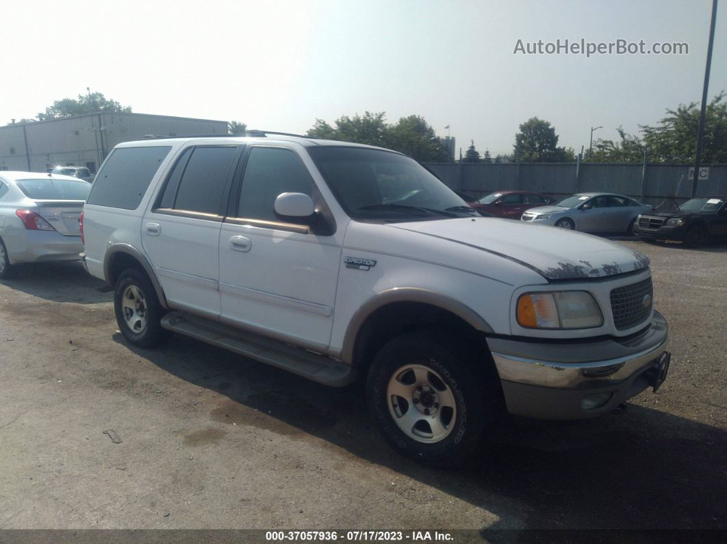 2000 Ford Expedition Eddie Bauer White vin: 1FMPU18L1YLB00962