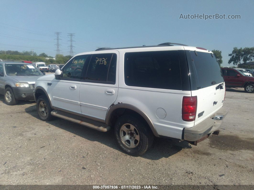 2000 Ford Expedition Eddie Bauer White vin: 1FMPU18L1YLB00962