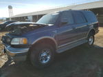 2000 Ford Expedition Eddie Bauer Blue vin: 1FMPU18L1YLB82031