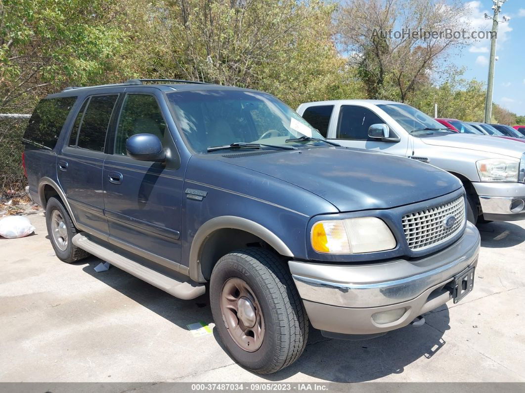 2000 Ford Expedition Eddie Bauer Blue vin: 1FMPU18L1YLC09387