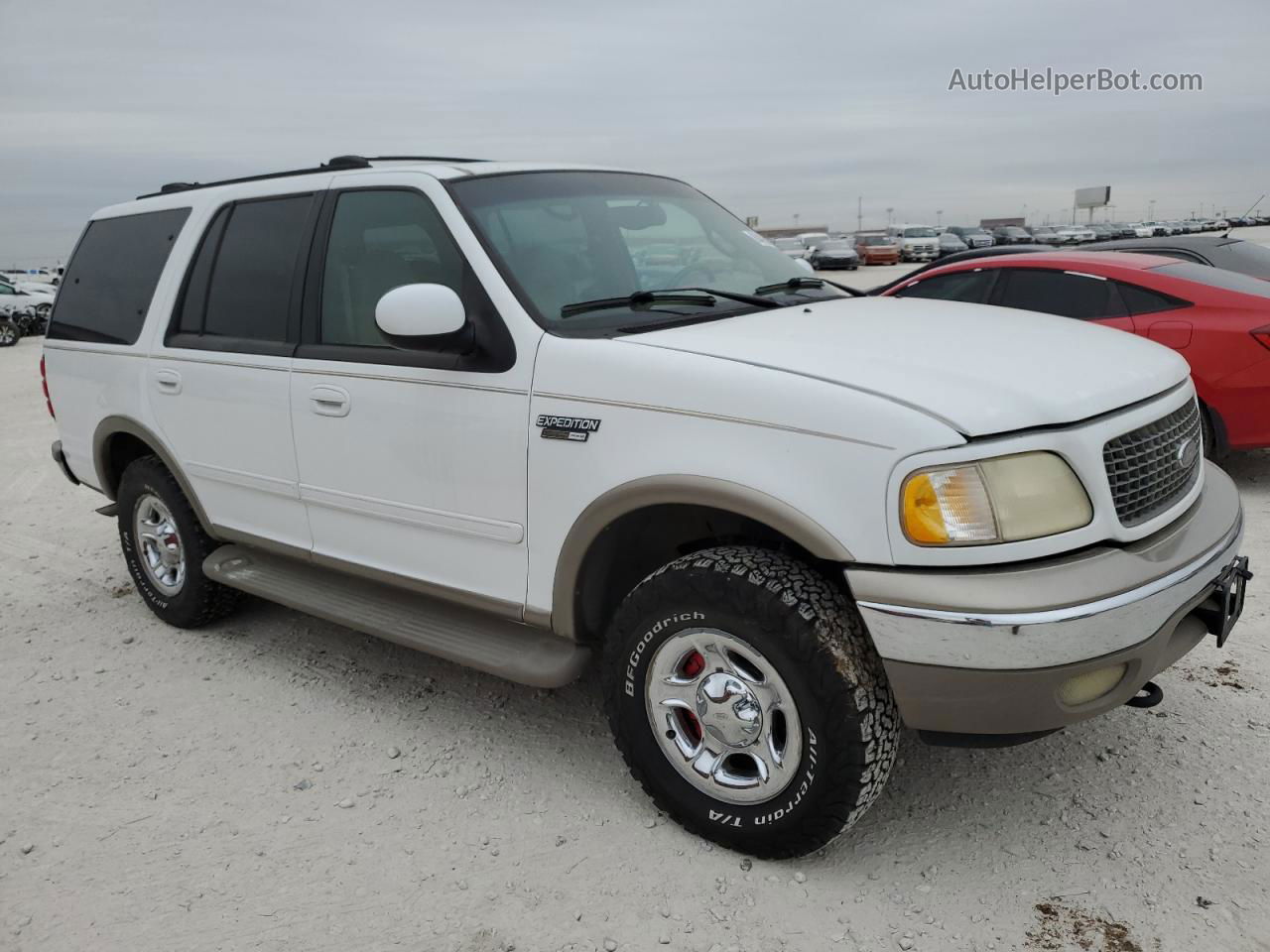 2000 Ford Expedition Eddie Bauer White vin: 1FMPU18L1YLC42664