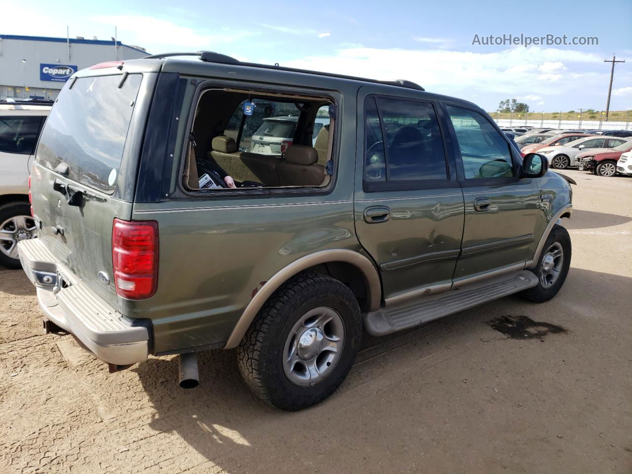 2000 Ford Expedition Eddie Bauer Green vin: 1FMPU18L1YLC45922