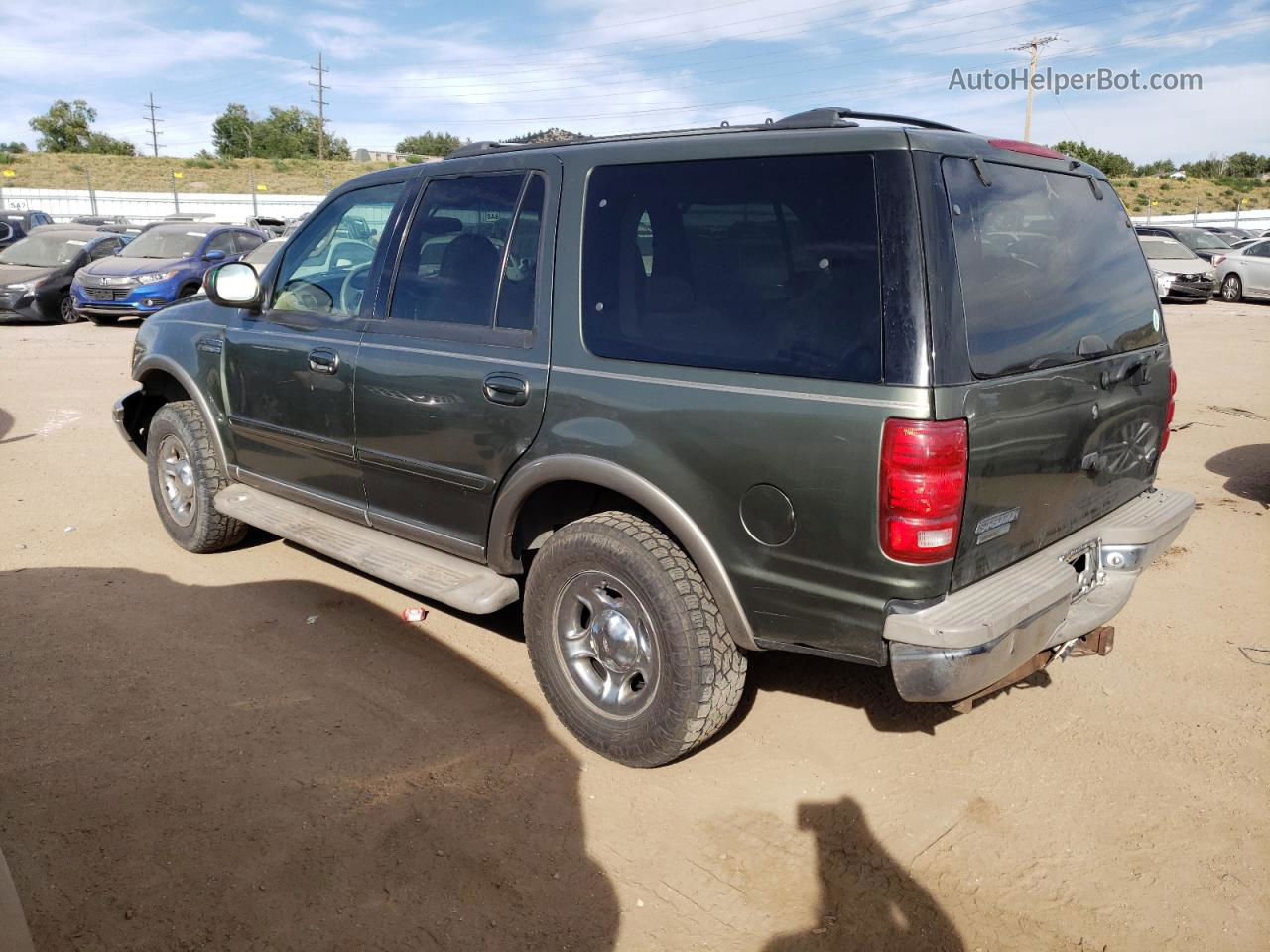 2000 Ford Expedition Eddie Bauer Зеленый vin: 1FMPU18L1YLC45922