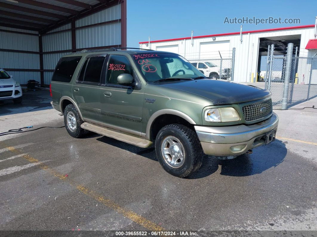 2000 Ford Expedition Eddie Bauer Green vin: 1FMPU18L2YLA47625