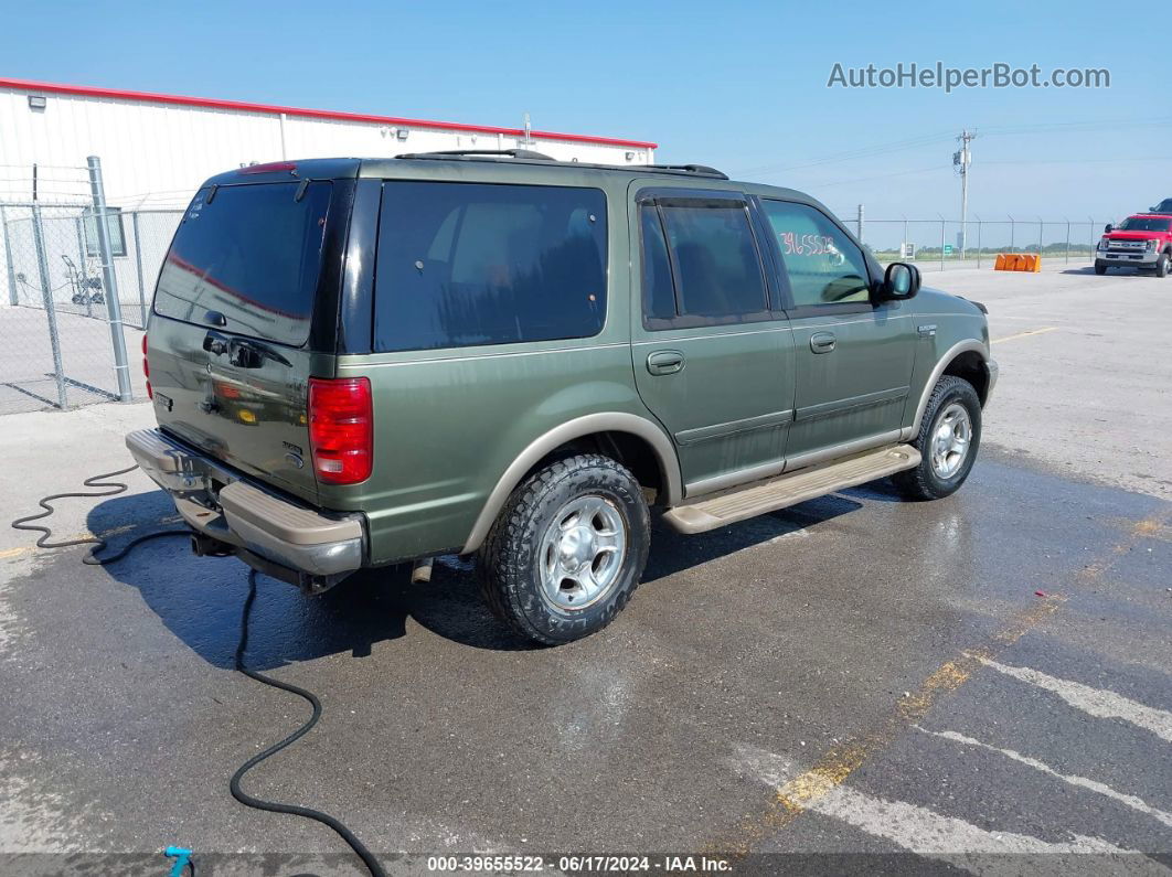 2000 Ford Expedition Eddie Bauer Green vin: 1FMPU18L2YLA47625