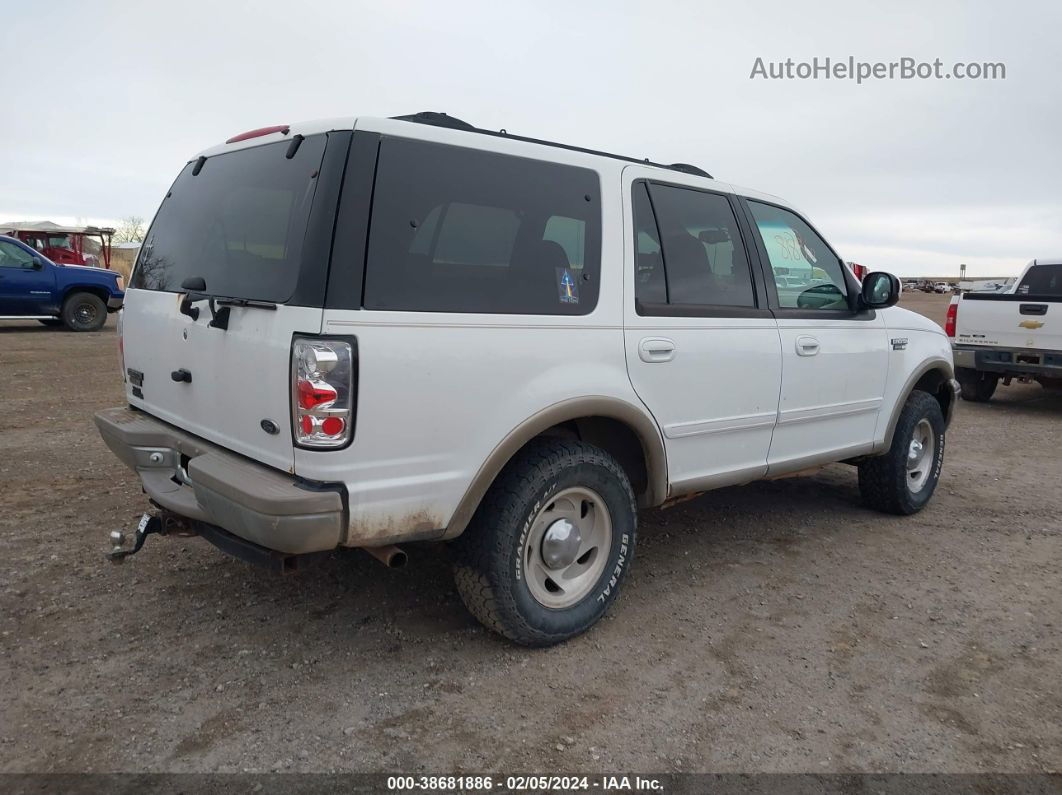 2000 Ford Expedition Eddie Bauer White vin: 1FMPU18L2YLA68801