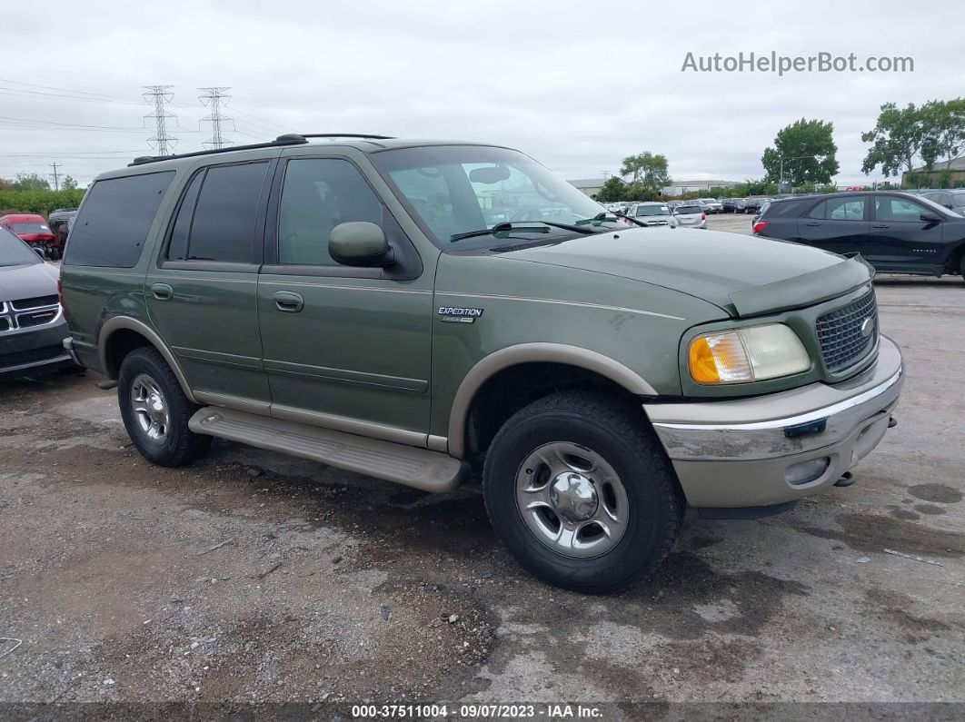 2000 Ford Expedition Eddie Bauer Green vin: 1FMPU18L2YLC26957