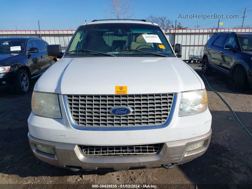 2003 Ford Expedition Eddie Bauer Белый vin: 1FMPU18L33LB37794