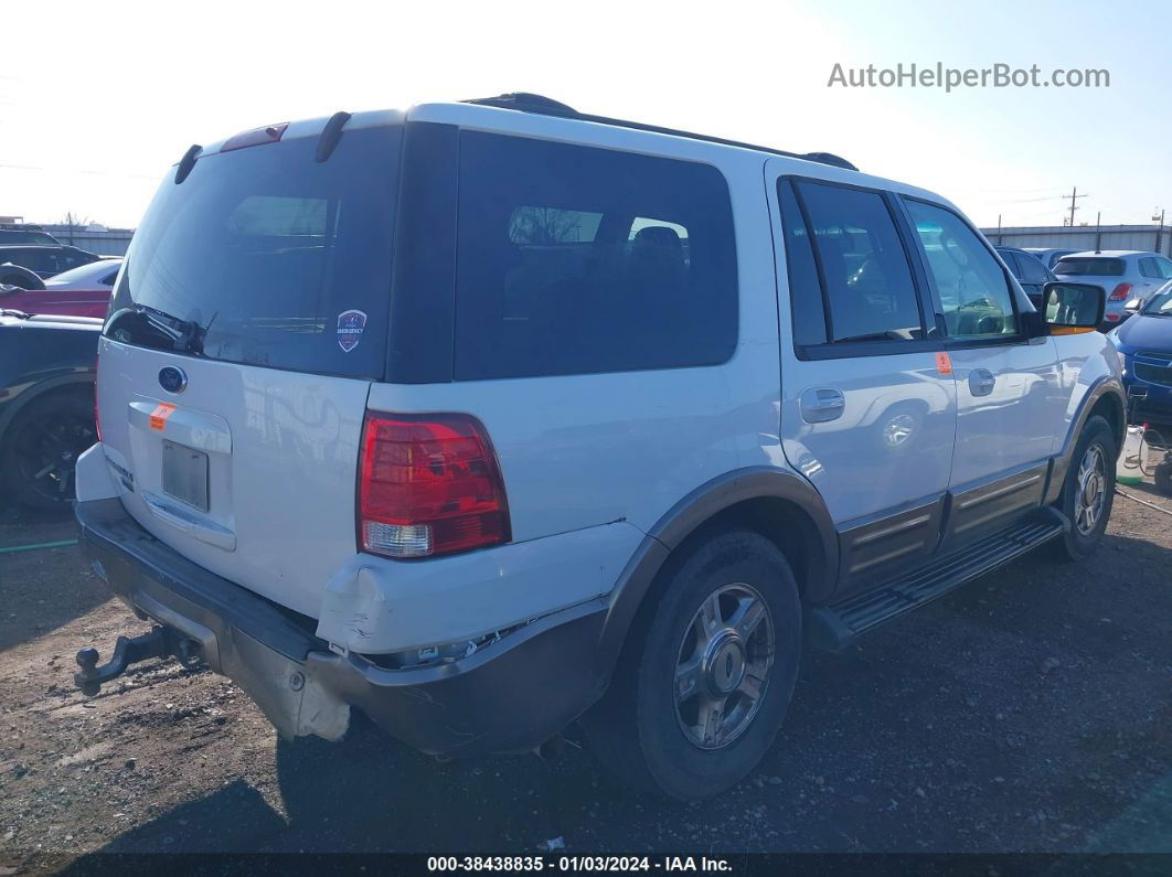 2003 Ford Expedition Eddie Bauer Белый vin: 1FMPU18L33LB37794