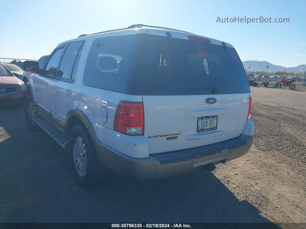 2003 Ford Expedition Eddie Bauer Белый vin: 1FMPU18L33LC39662