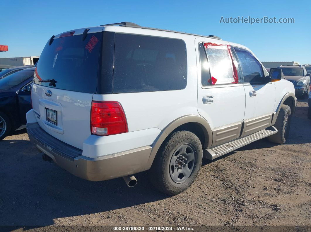 2003 Ford Expedition Eddie Bauer Белый vin: 1FMPU18L33LC39662