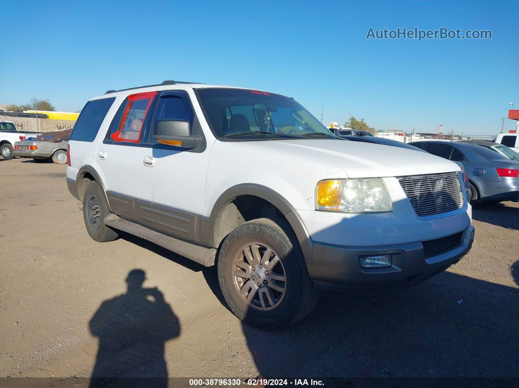 2003 Ford Expedition Eddie Bauer Белый vin: 1FMPU18L33LC39662