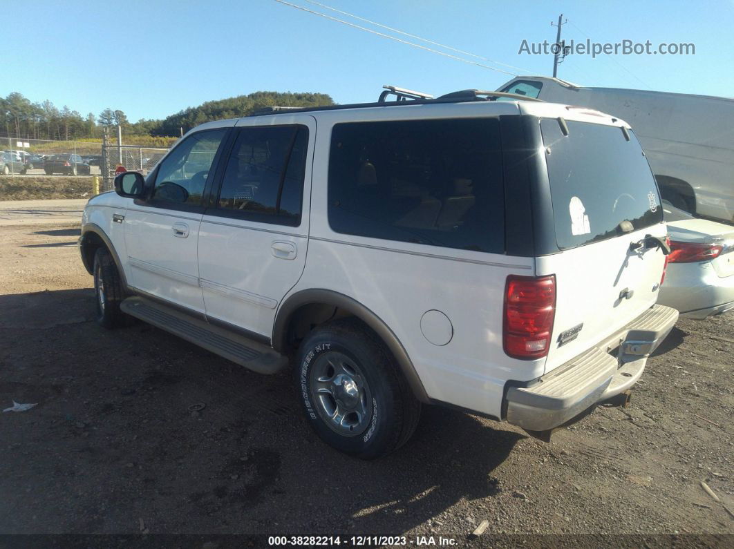 2000 Ford Expedition Eddie Bauer White vin: 1FMPU18L3YLB00624