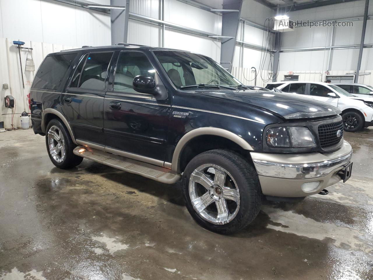 2000 Ford Expedition Eddie Bauer Blue vin: 1FMPU18L3YLB17861