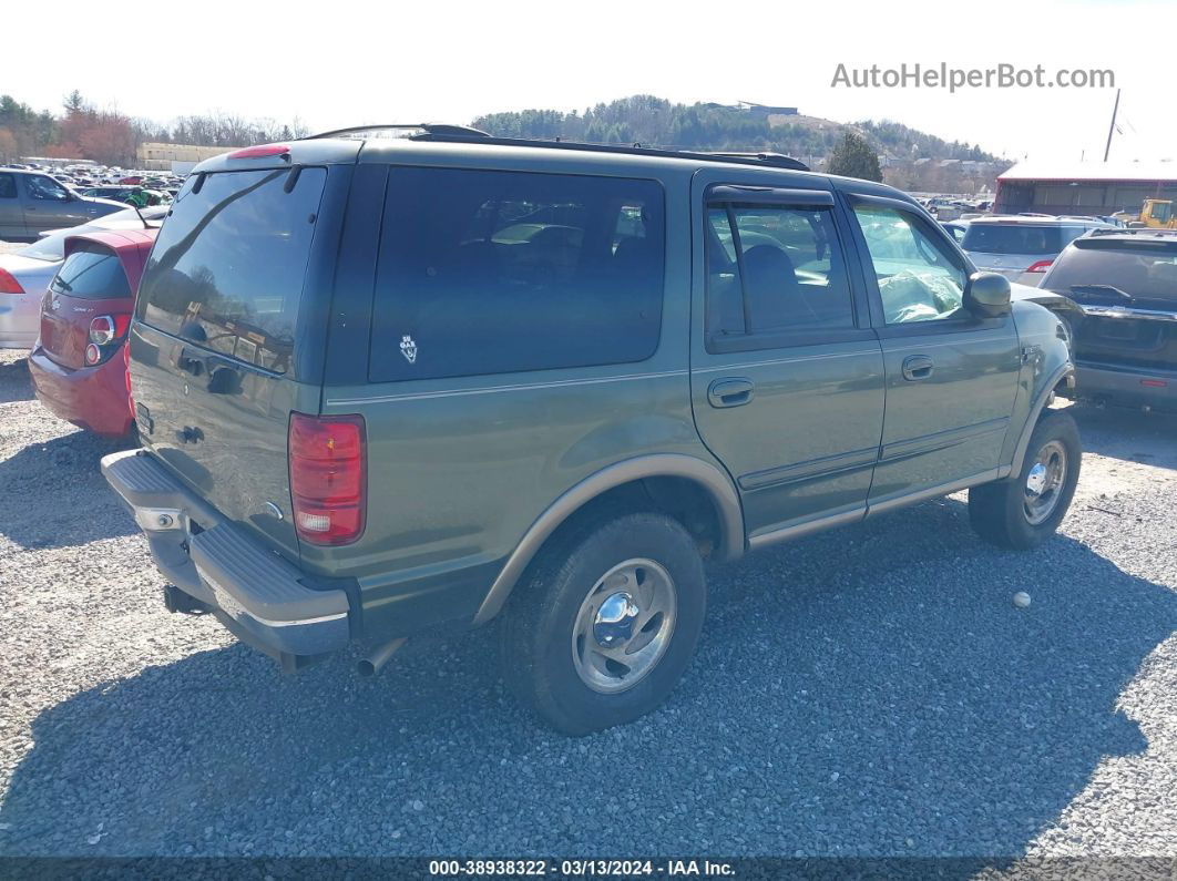 2000 Ford Expedition Eddie Bauer Green vin: 1FMPU18L4YLA86166