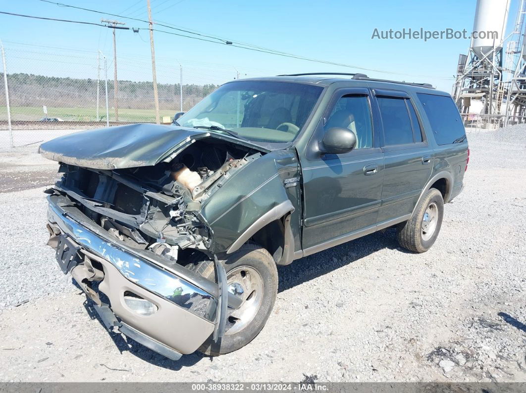 2000 Ford Expedition Eddie Bauer Green vin: 1FMPU18L4YLA86166