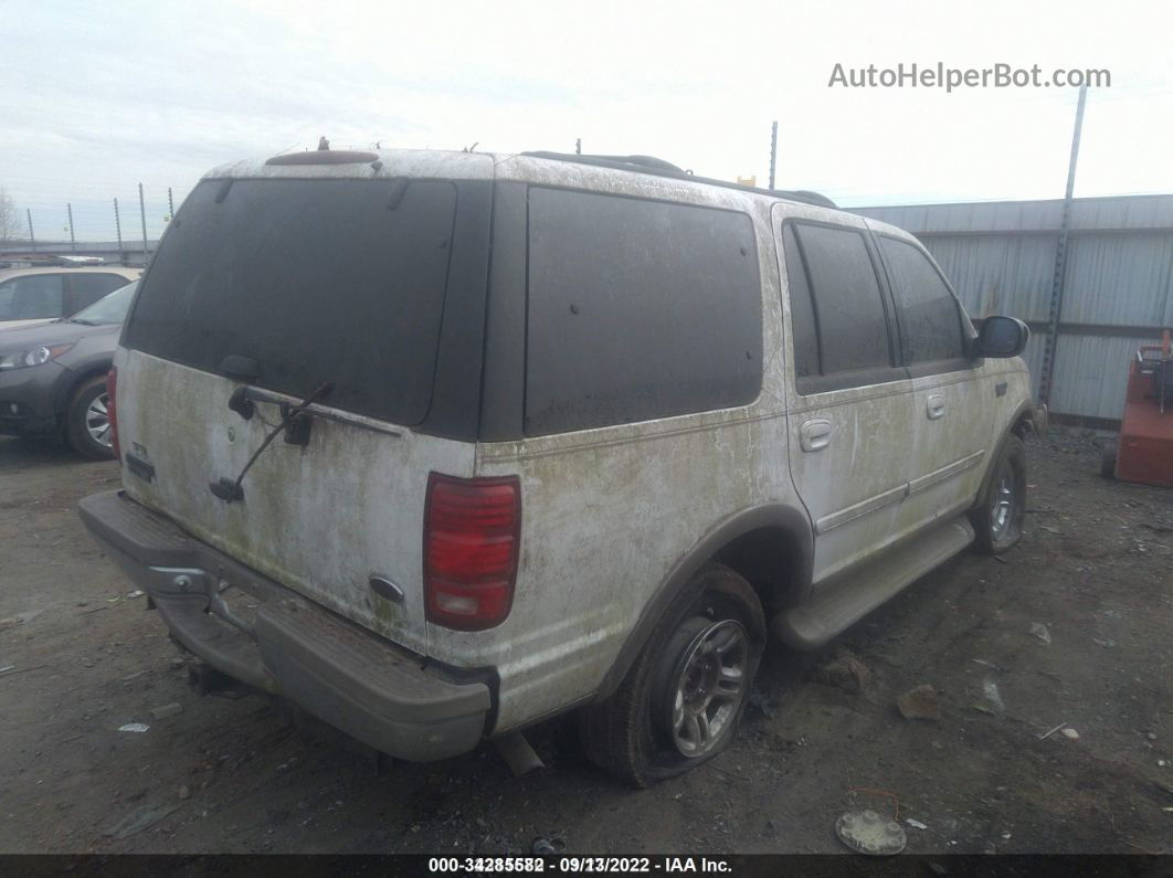 2001 Ford Expedition Eddie Bauer White vin: 1FMPU18L51LA65932