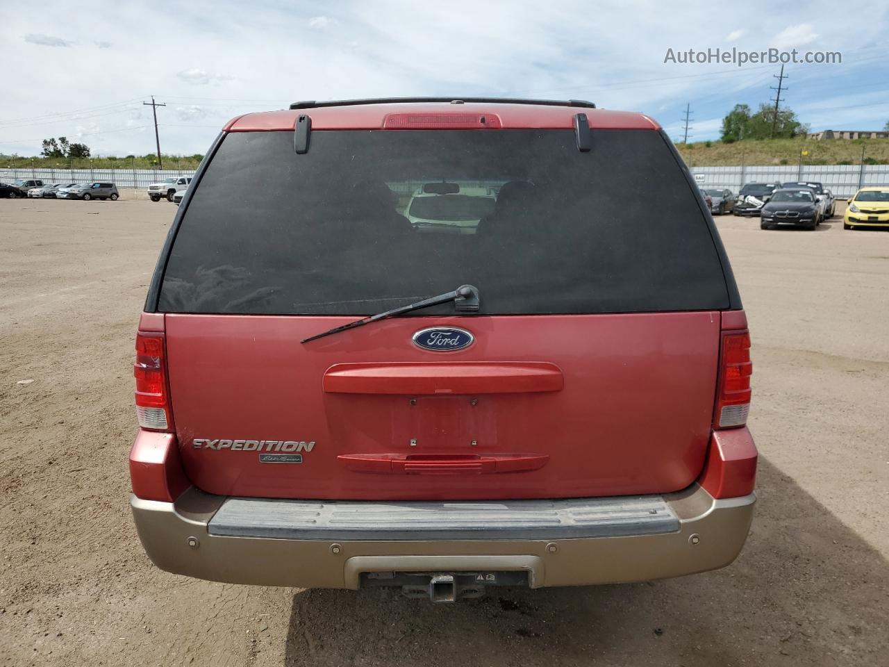 2003 Ford Expedition Eddie Bauer Красный vin: 1FMPU18L53LB88357