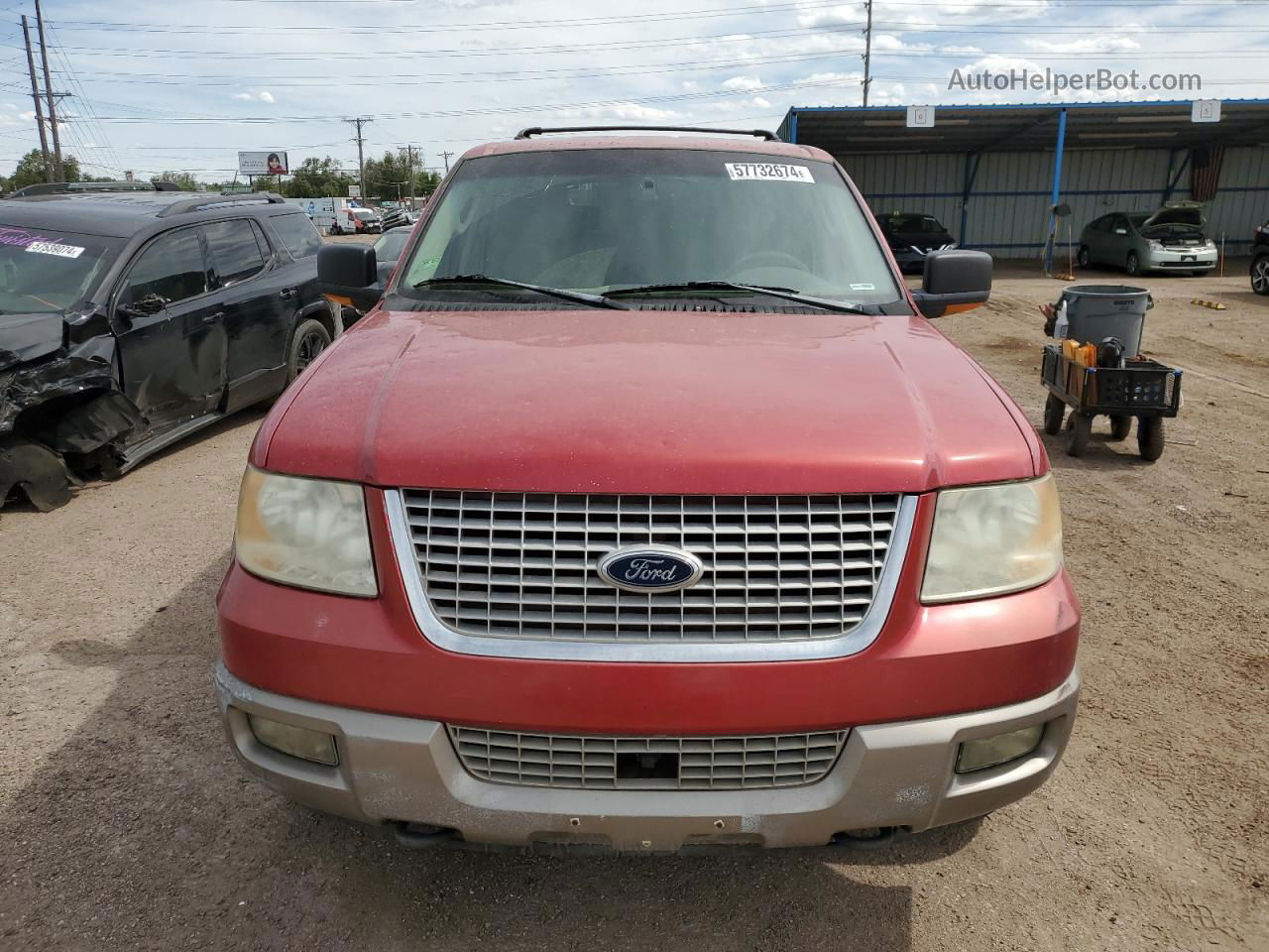 2003 Ford Expedition Eddie Bauer Красный vin: 1FMPU18L53LB88357