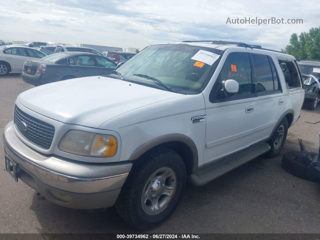 2000 Ford Expedition Eddie Bauer White vin: 1FMPU18L5YLA38790