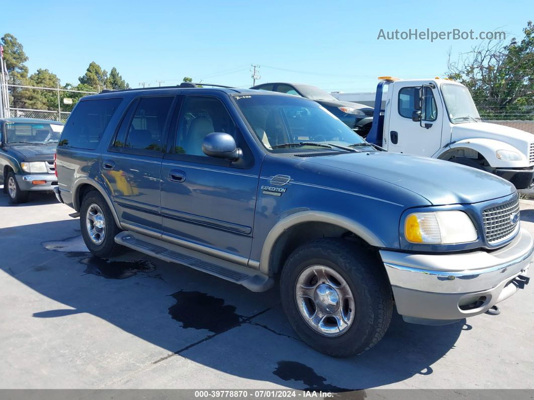 2000 Ford Expedition Eddie Bauer Blue vin: 1FMPU18L5YLC47835