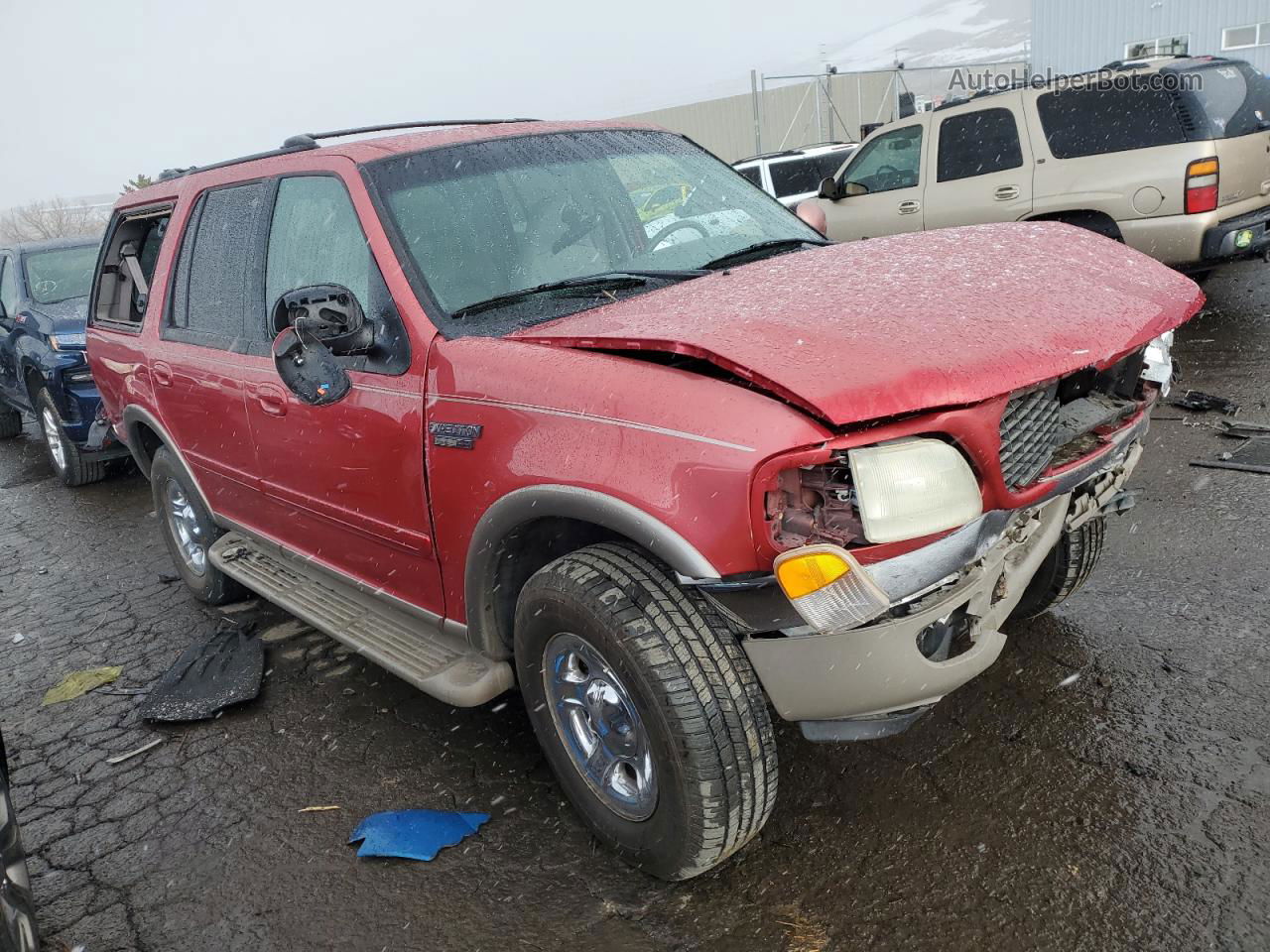 2001 Ford Expedition Eddie Bauer Red vin: 1FMPU18L61LA85865