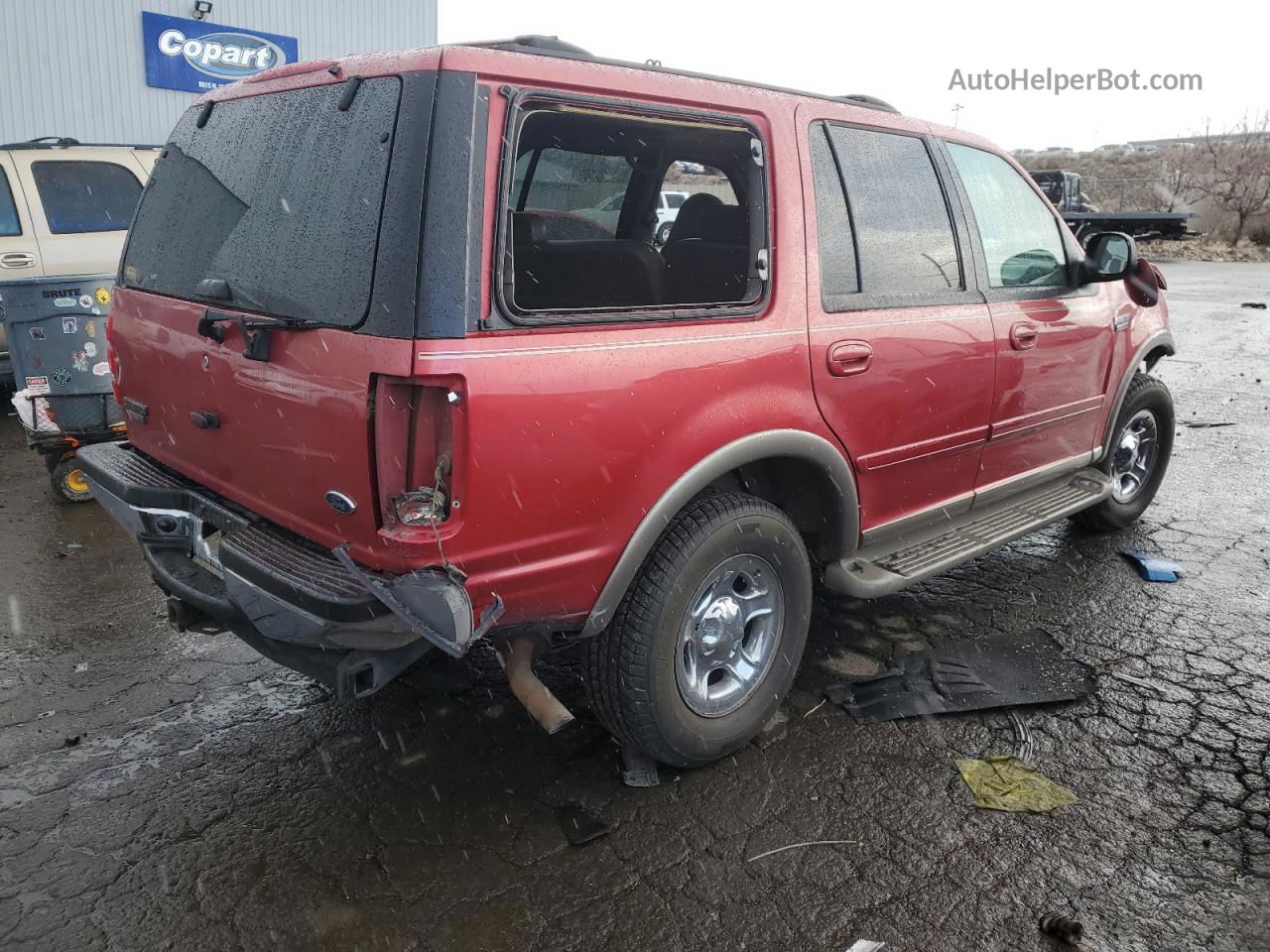 2001 Ford Expedition Eddie Bauer Red vin: 1FMPU18L61LA85865