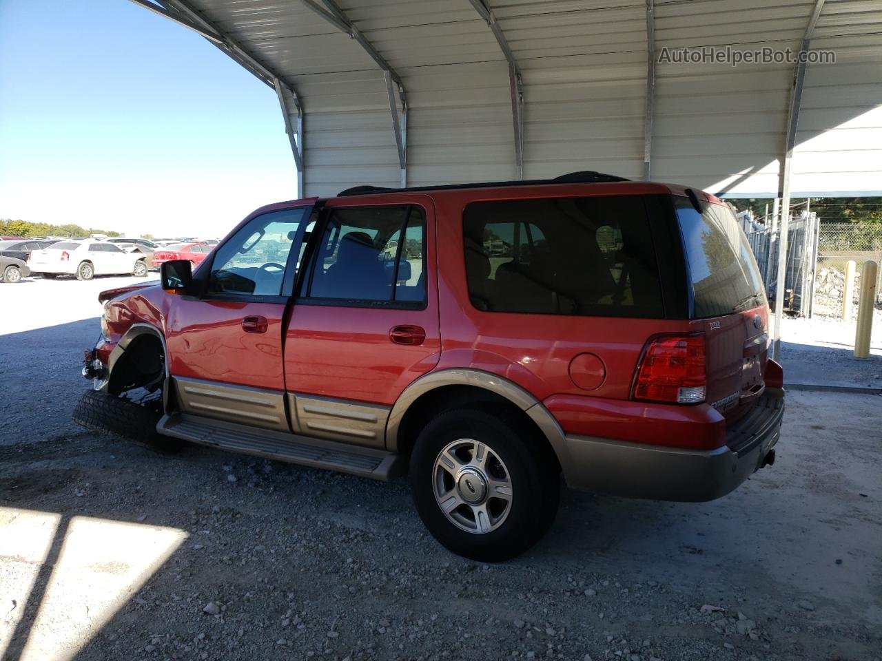 2003 Ford Expedition Eddie Bauer Red vin: 1FMPU18L63LC16277