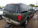 2000 Ford Expedition Eddie Bauer Green vin: 1FMPU18L6YLC38884