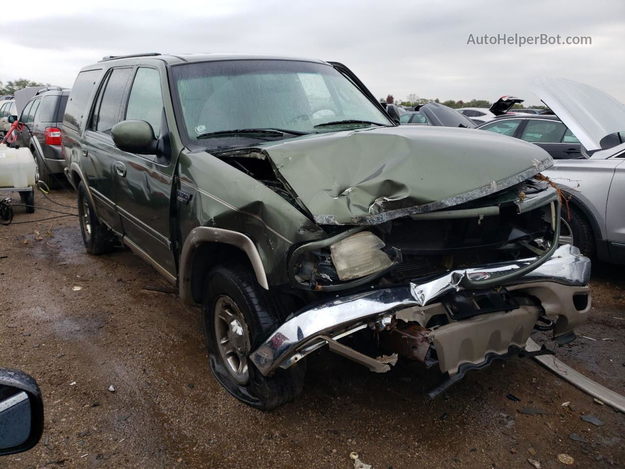 2000 Ford Expedition Eddie Bauer Green vin: 1FMPU18L6YLC38884