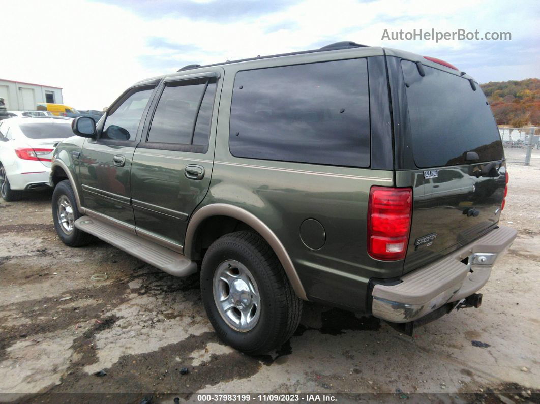 2001 Ford Expedition Eddie Bauer Green vin: 1FMPU18L71LA17090