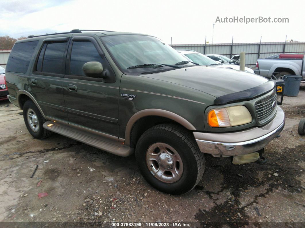 2001 Ford Expedition Eddie Bauer Green vin: 1FMPU18L71LA17090