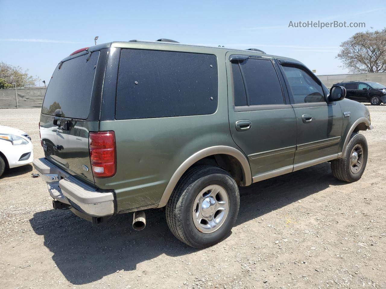 2001 Ford Expedition Eddie Bauer Green vin: 1FMPU18L71LA56746