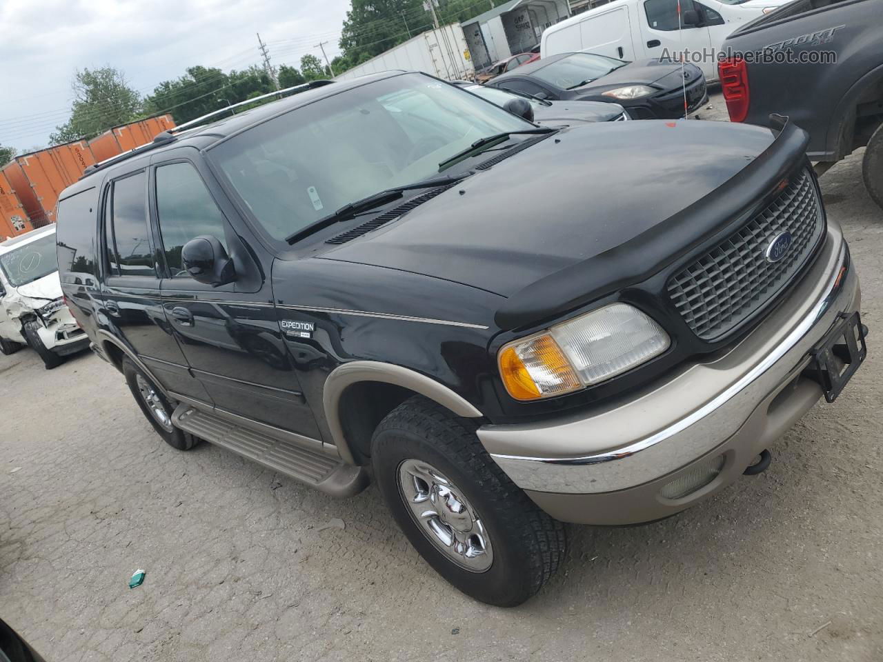 2001 Ford Expedition Eddie Bauer Black vin: 1FMPU18L71LB47483