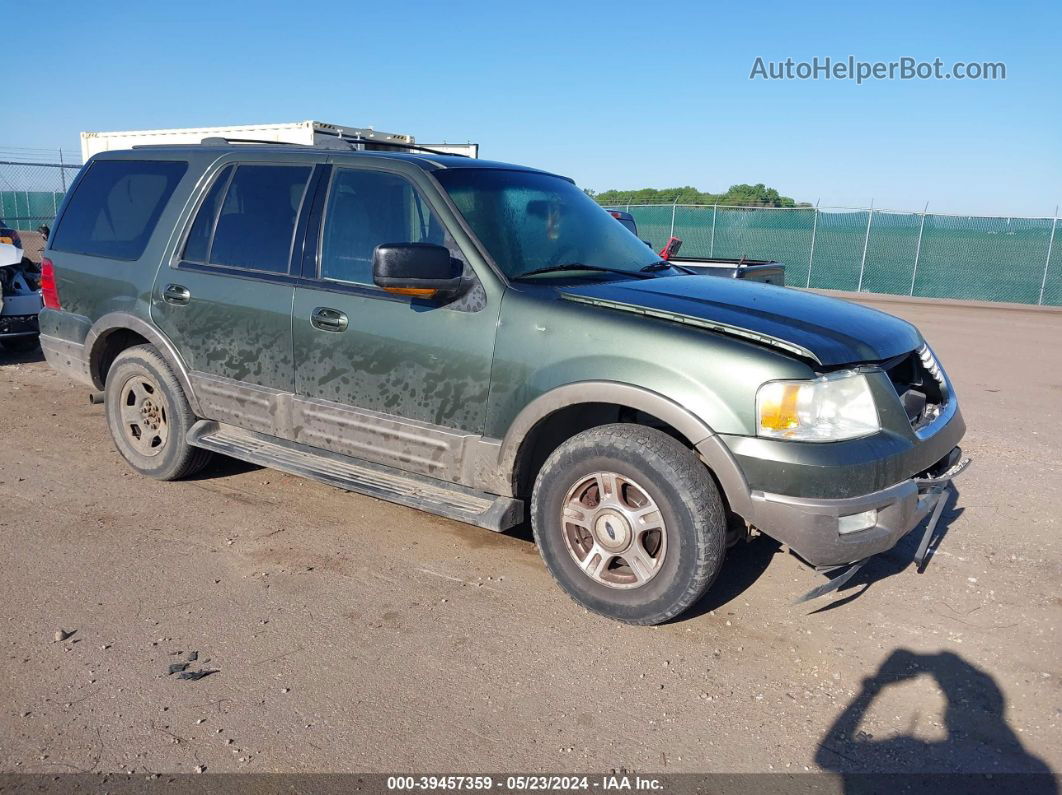 2003 Ford Expedition Eddie Bauer Green vin: 1FMPU18L73LB24546