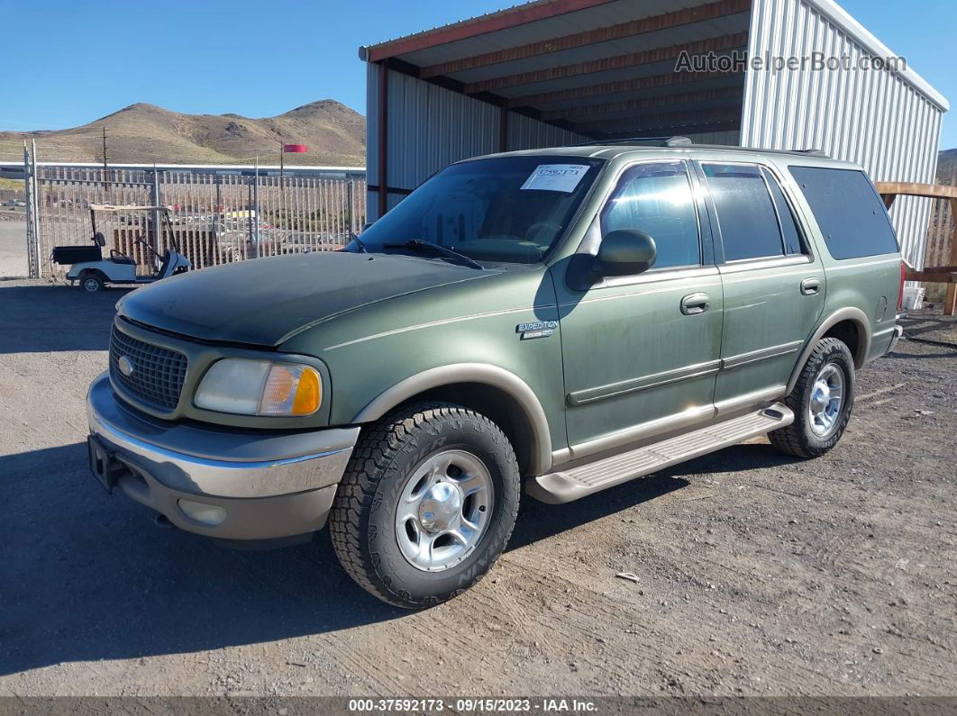 2000 Ford Expedition Eddie Bauer Green vin: 1FMPU18L7YLA10327