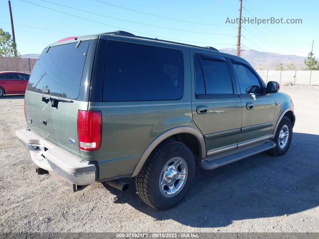 2000 Ford Expedition Eddie Bauer Green vin: 1FMPU18L7YLA10327