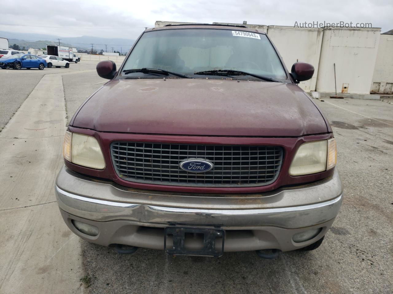 2001 Ford Expedition Eddie Bauer Бордовый vin: 1FMPU18L81LA74236