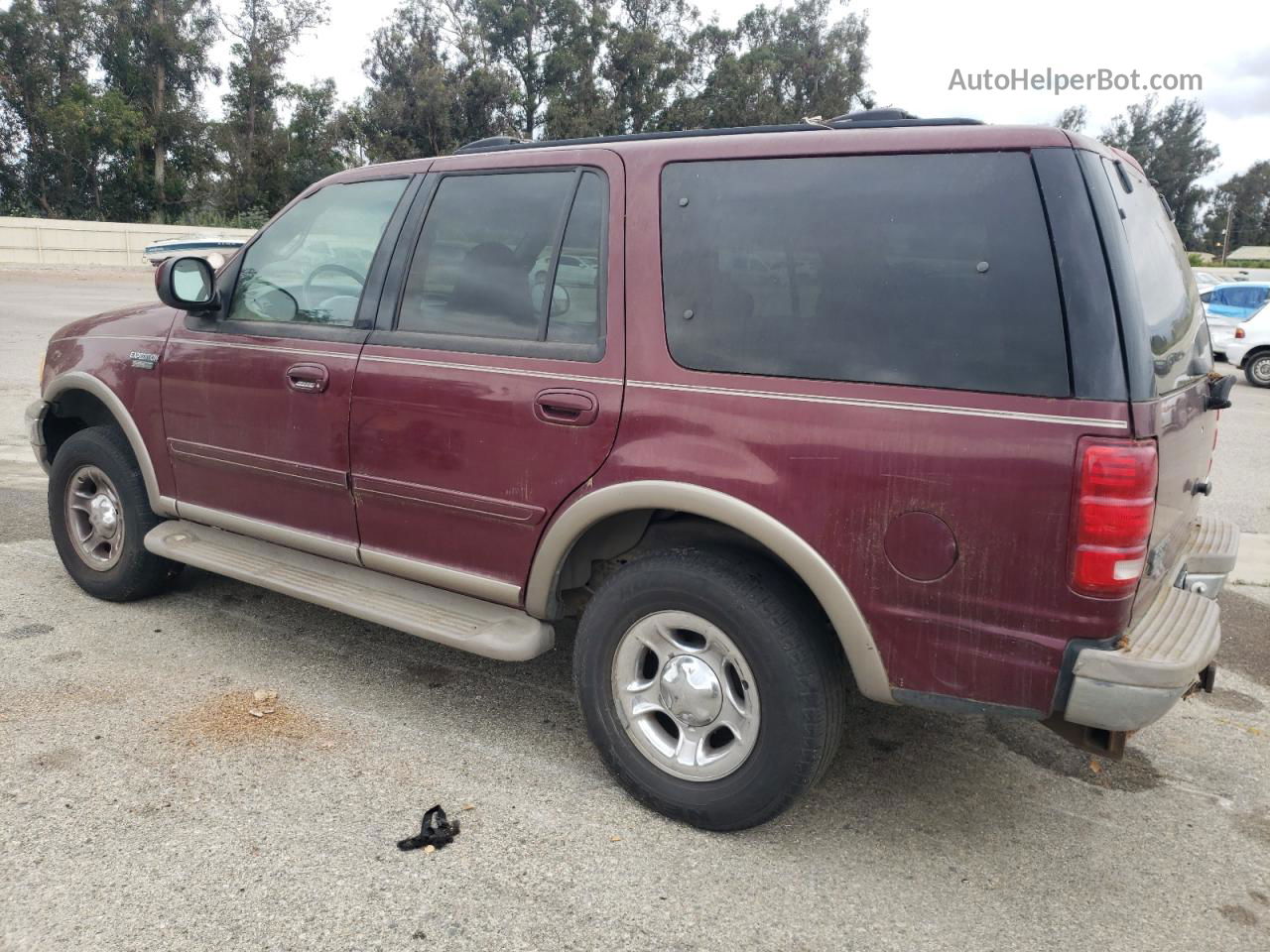 2001 Ford Expedition Eddie Bauer Burgundy vin: 1FMPU18L81LA74236