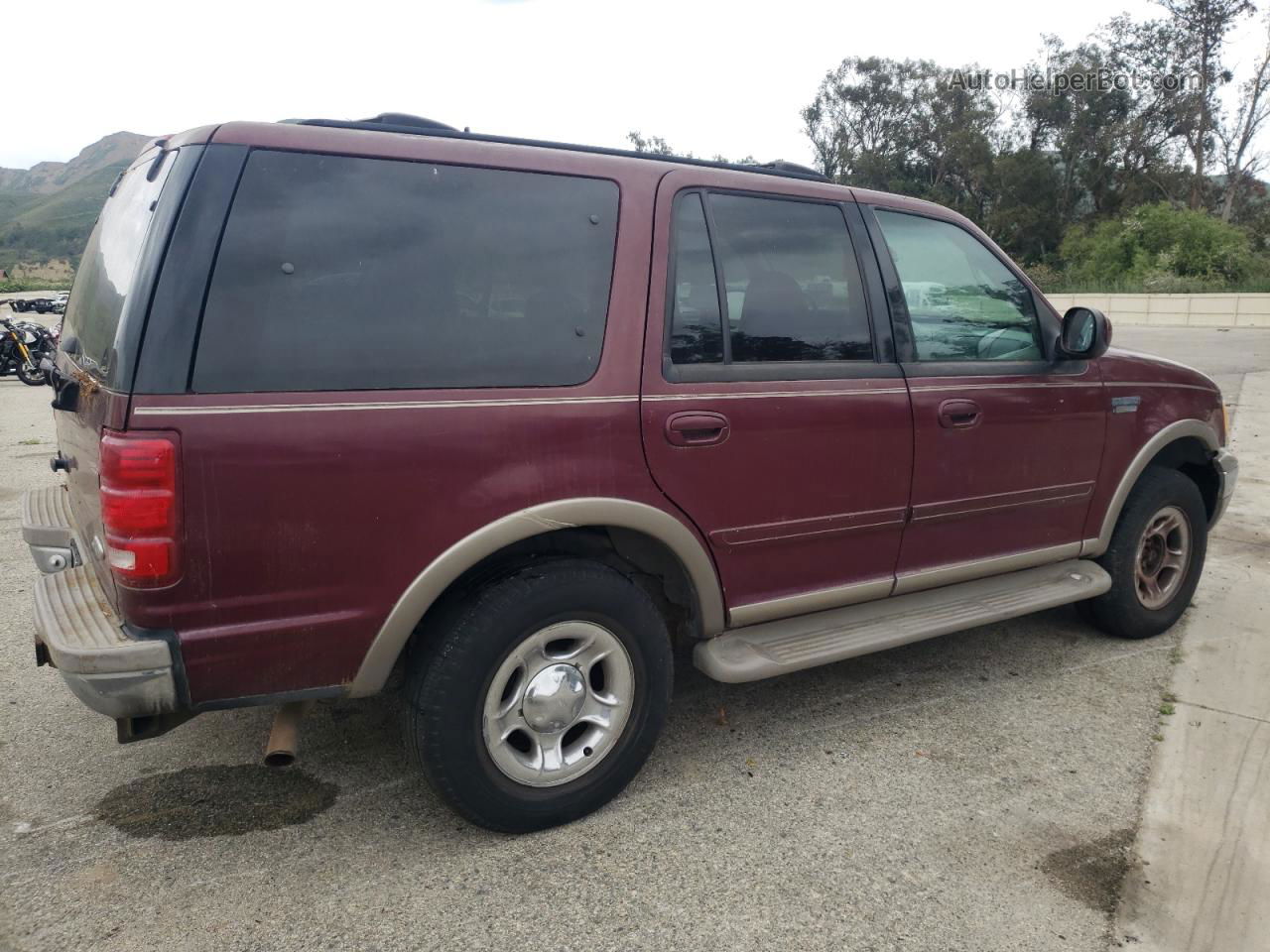 2001 Ford Expedition Eddie Bauer Burgundy vin: 1FMPU18L81LA74236