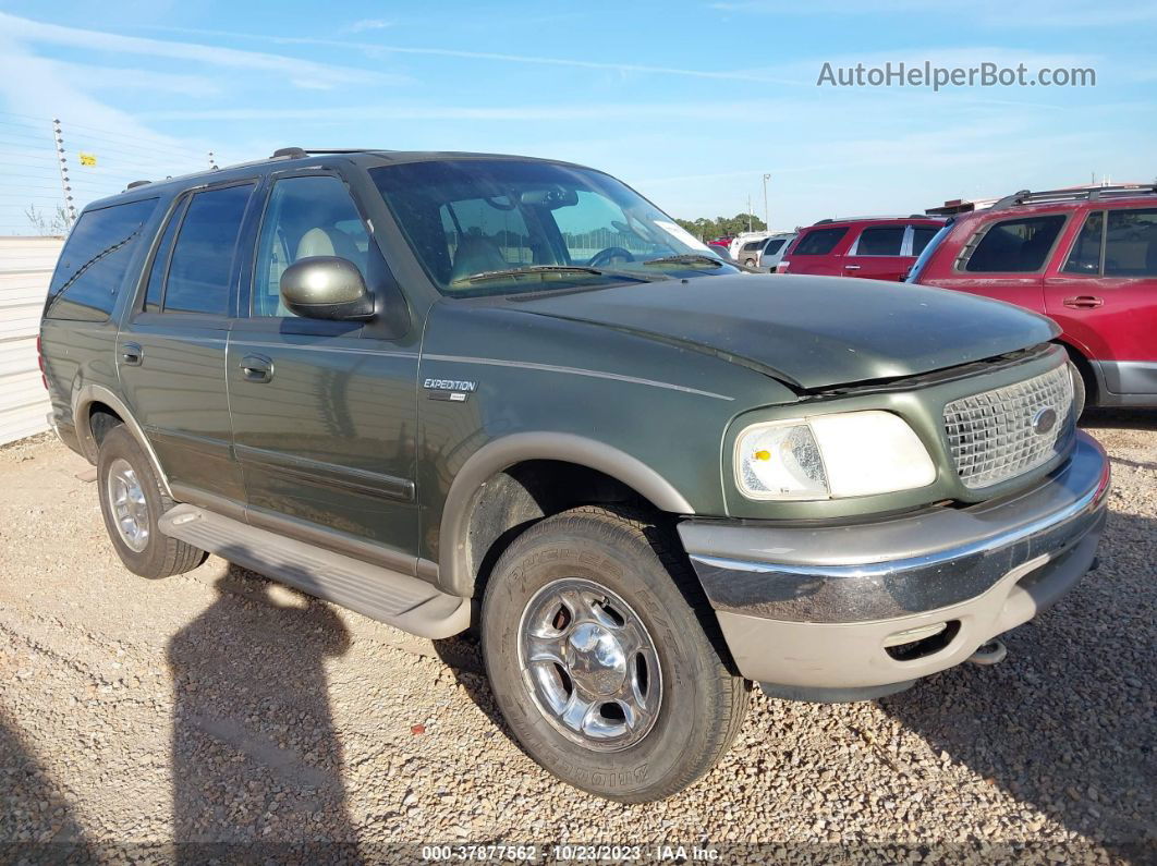 2000 Ford Expedition Eddie Bauer Зеленый vin: 1FMPU18L8YLA71282