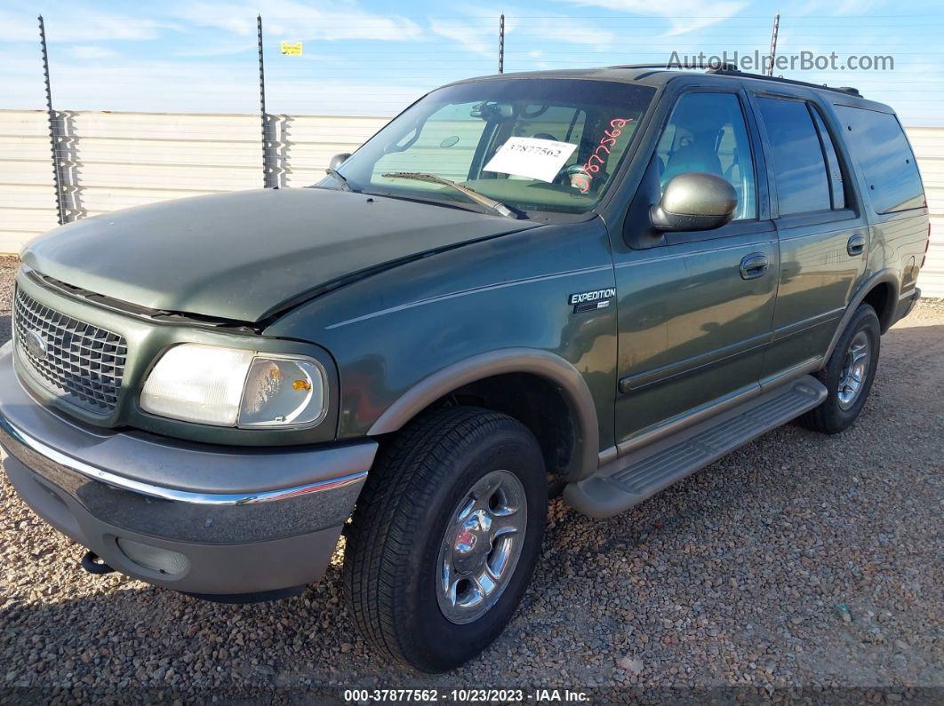 2000 Ford Expedition Eddie Bauer Зеленый vin: 1FMPU18L8YLA71282