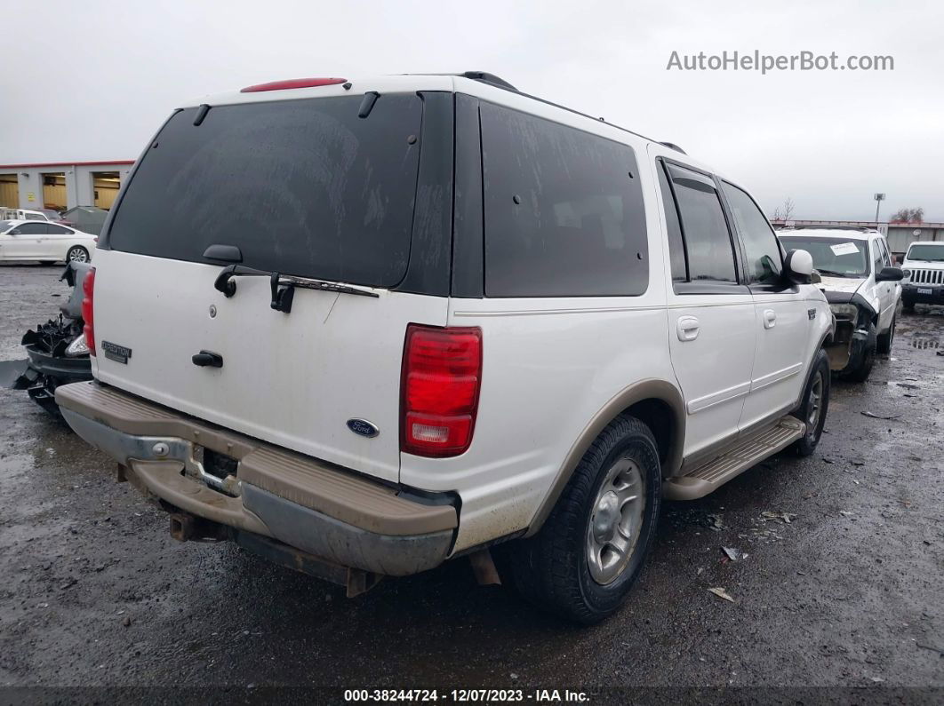 2000 Ford Expedition Eddie Bauer White vin: 1FMPU18L8YLA81603