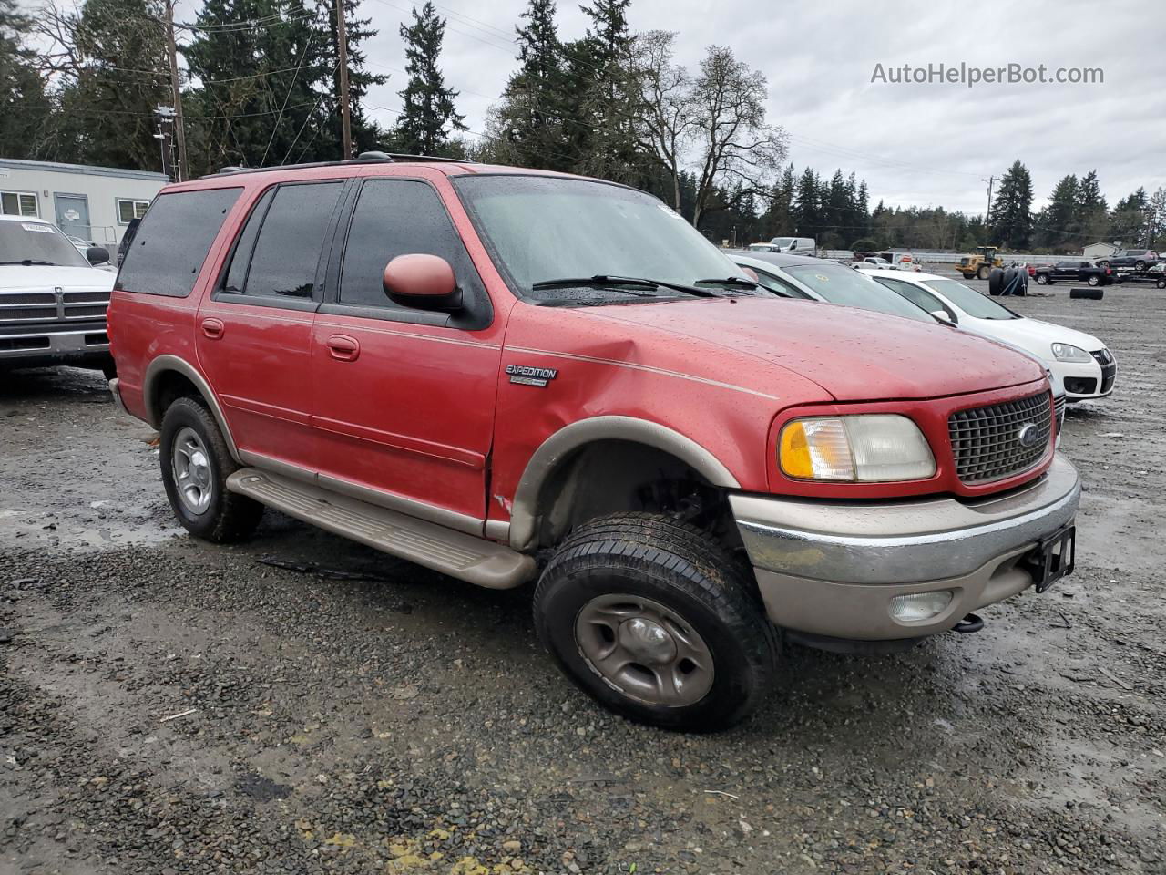 2000 Ford Expedition Eddie Bauer Burgundy vin: 1FMPU18L8YLA84789