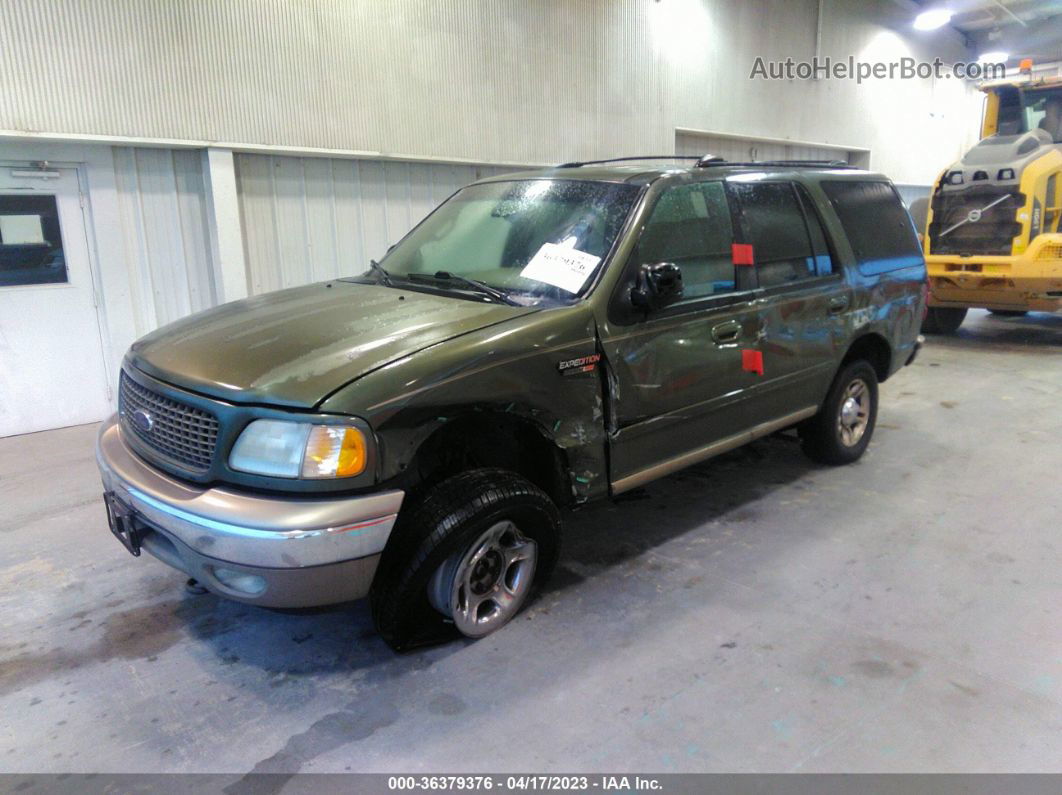 2000 Ford Expedition Eddie Bauer Green vin: 1FMPU18L9YLB31473