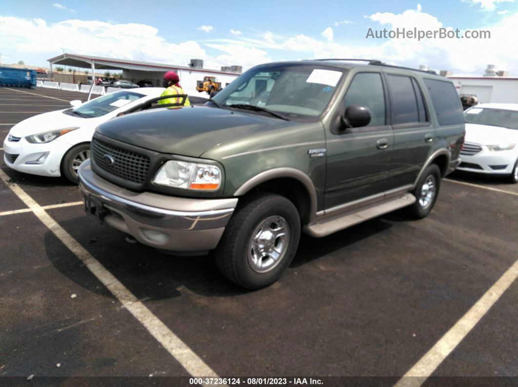 2000 Ford Expedition Eddie Bauer Green vin: 1FMPU18L9YLB45213