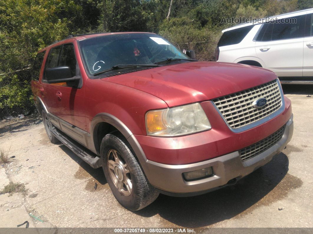 2003 Ford Expedition Eddie Bauer Red vin: 1FMPU18LX3LA33481