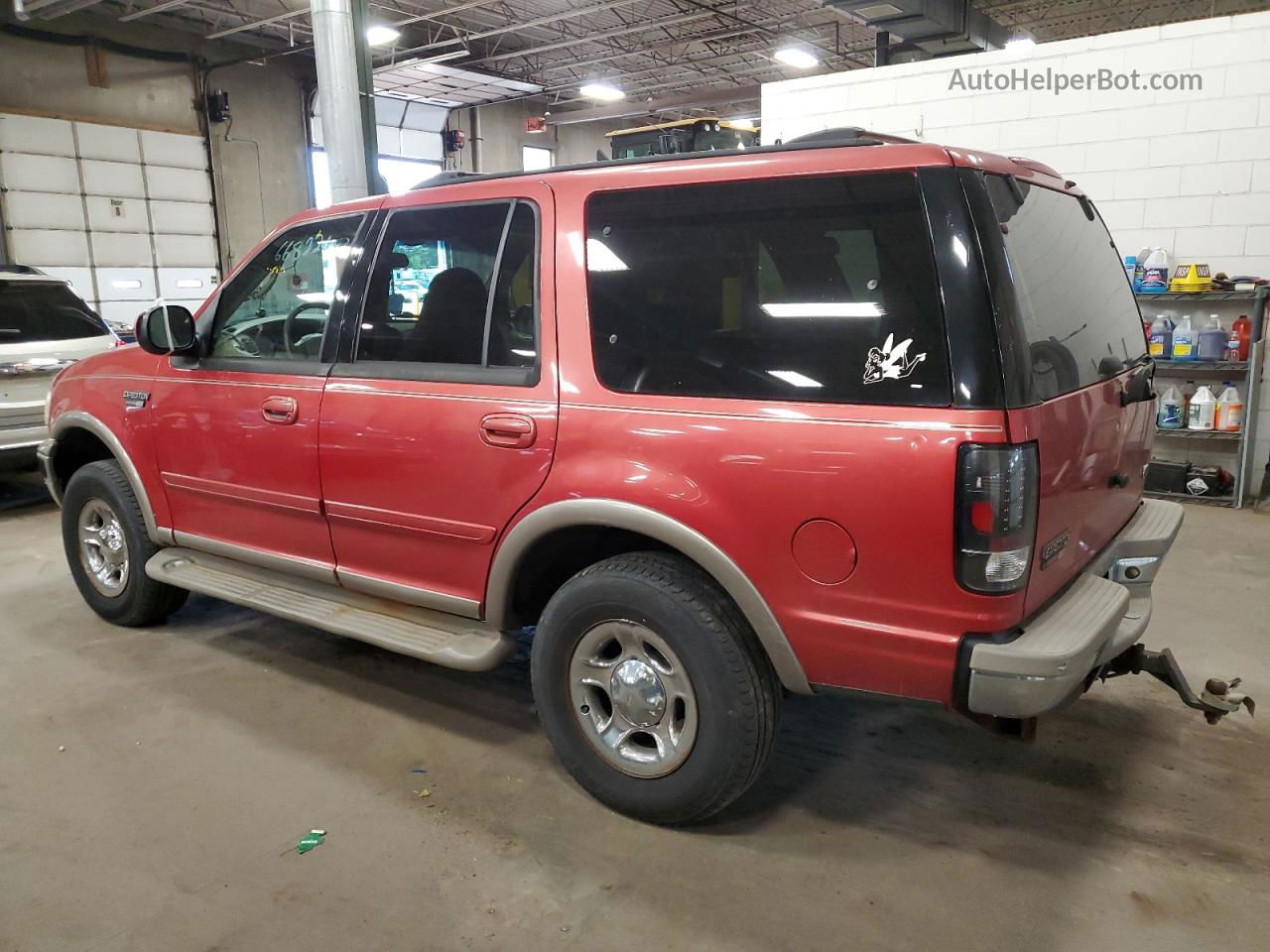 2000 Ford Expedition Eddie Bauer Red vin: 1FMPU18LXYLC50052