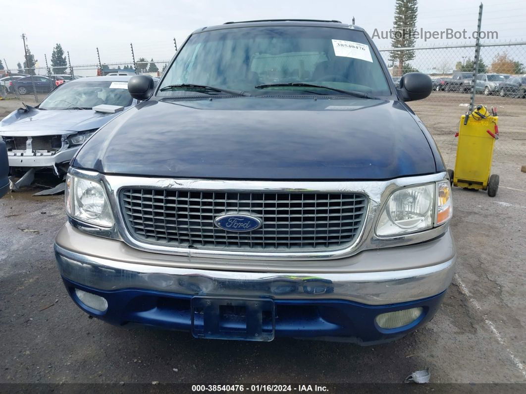 2000 Ford Expedition Xlt Blue vin: 1FMRU1560YLB17985